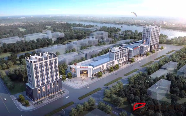 寶潤達外墻保溫一體板應用江蘇新悅廣場項目